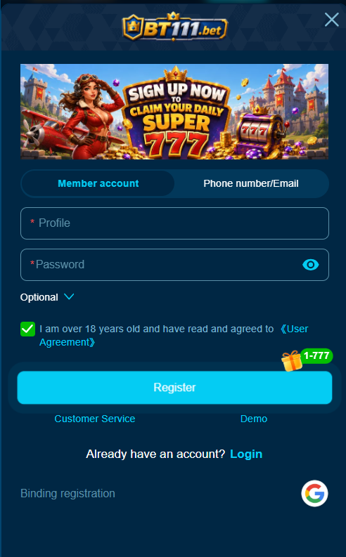 BT111 Game Download App
